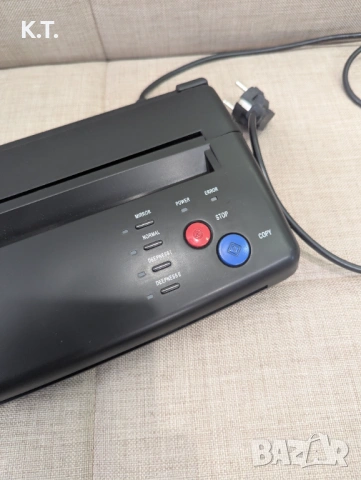  Принтер за татуировки и два пакета хартия а4,  машина за шаблони, Термо принтер, снимка 4 - Принтери, копири, скенери - 54199912