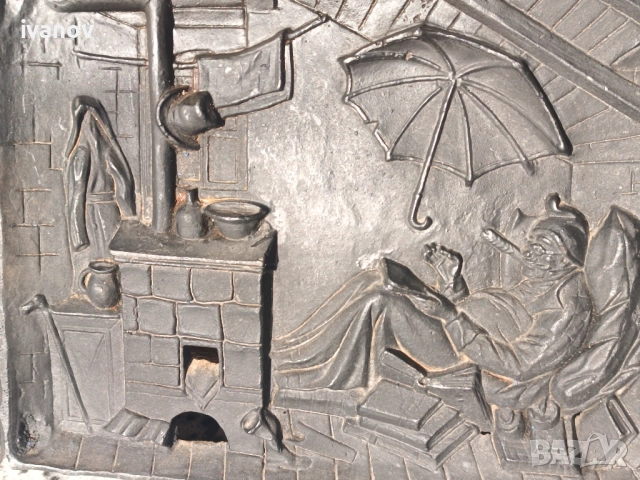 Чугунено пано- картина , снимка 6 - Антикварни и старинни предмети - 51862995