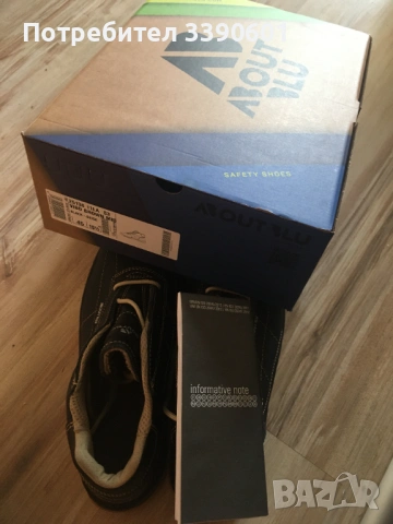 Aboutblu нови работни обувки 45, снимка 7 - Мъжки боти - 54252903