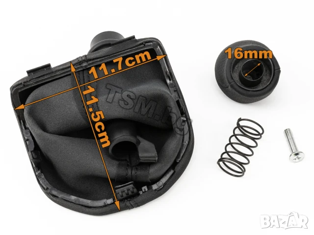 КОЖЕНА ТОПКА за СКОРОСТЕН ЛОСТ С МАНШОН за VW TRANSPORTER T6 MULTIVAN VI VAN ТРАНСПОРТЕР Т6 БУС ВАН, снимка 8 - Аксесоари и консумативи - 50987171