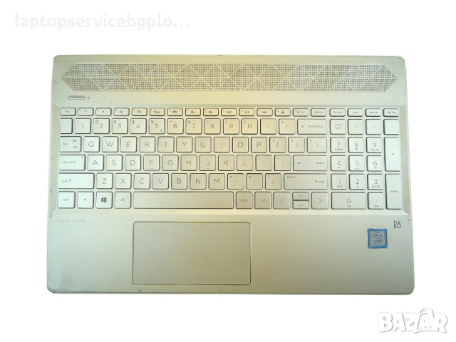 HP Pavilion 15-CS 15CS 15-CW 15CW Клавиатура с корпус, тъчпад, говорители L24752-261 български