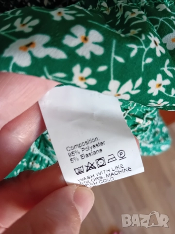 Зелена рокля Shein , снимка 9 - Рокли - 51548442