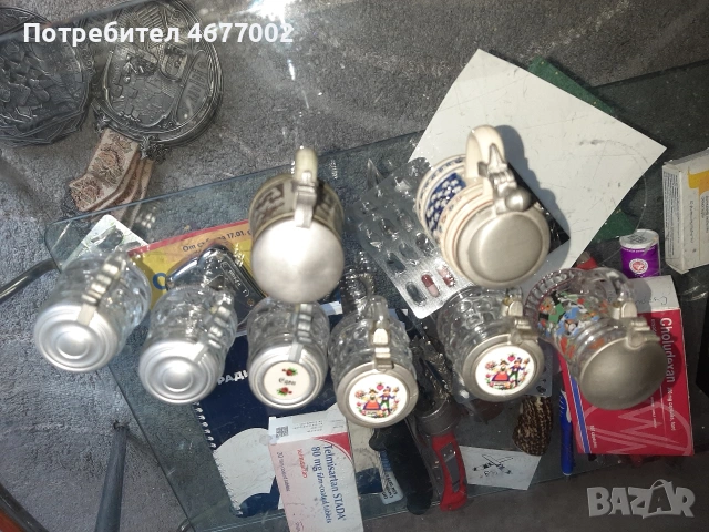 миниатюрни халби, снимка 4 - Антикварни и старинни предмети - 53301016