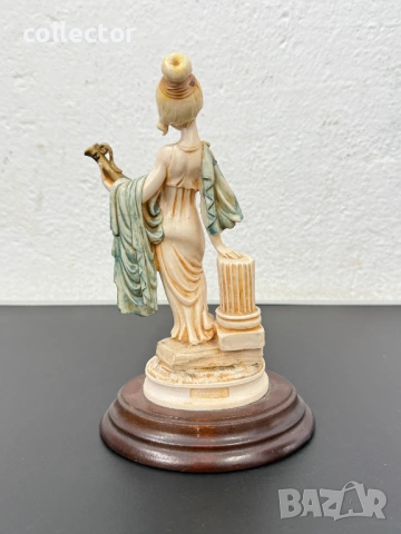 Италианска фигура в античен стил - Amilcare Simonetti. №8020, снимка 3 - Антикварни и старинни предмети - 53974674