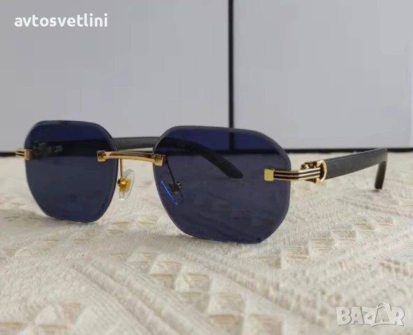 Ново! Луксозни Винтидж Очила Без Рамка – UV400 + Анти Синя Светлина, снимка 1