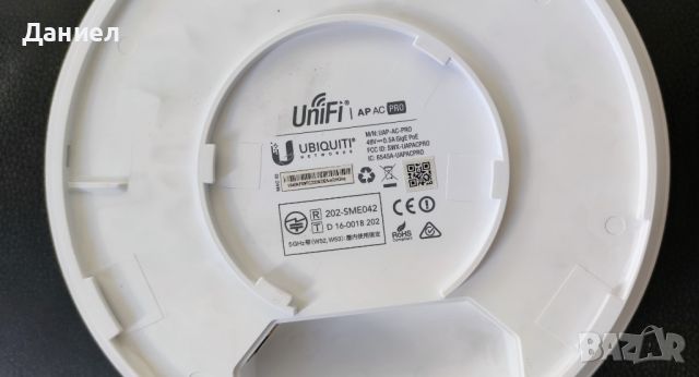 Ubiquiti UniFi UAP-AC-PRO 1300Mbit/s с козметични забележки, снимка 7 - Мрежови адаптери - 46089108