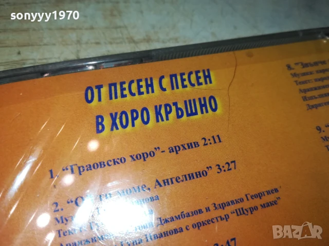 ОТ ПЕСЕН С ПЕСЕН В ХОРО КРЪШНО ЦД 1708251740, снимка 14 - CD дискове - 51394315