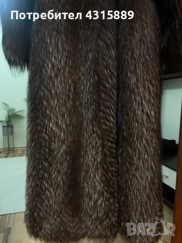 палто естествен косъм, снимка 3 - Палта, манта - 52892752