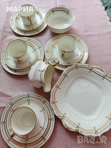 Aynsley 1905г костен сервиз , снимка 14 - Антикварни и старинни предмети - 53923310