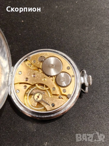 Швейцарски джобен часовник - RW METAL HROME- 17 RUBIS, снимка 8 - Джобни - 49418171