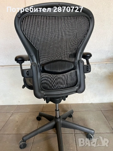 Herman Miller Aeron Classic, снимка 8 - Столове - 49595016