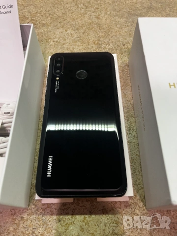 Huawei P30 Lite 128GB Dual SIM черен – като нов пълен комплект, снимка 3 - Huawei - 54093781
