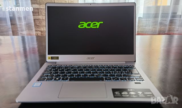 Продавам лаптоп Acer Swift SF313/8x1.8ghzThr/IPSматFullHD13.3сКам/8gb/ssd512gb/5ч.бат/СветещаКВ/Проф, снимка 9 - Лаптопи за работа - 45340965