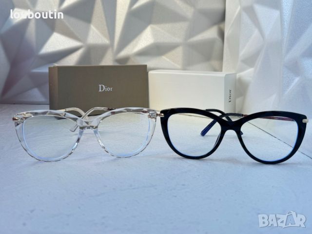 Dior диамант очила за компютър диоптрични рамки.прозрачни слънчеви, снимка 8 - Слънчеви и диоптрични очила - 45256189