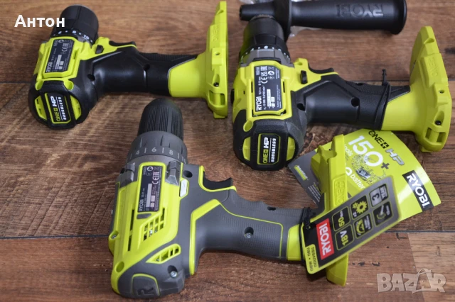 Нови, акумулаторени винтоверти Ryobi 18V, от 99лв, снимка 8 - Винтоверти - 51417897