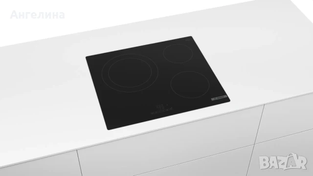 Готварски плот, Bosch PKK611BB2E, SER4, Electric cooktop, 60 cm, Glass-ceramic hob, 3 zones, 1 exten, снимка 4 - Котлони - 51244926