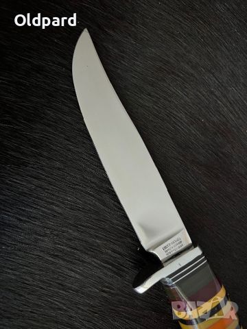 Античен ловен нож (Rehwappen Solingen 70-80 г.) в напълно ново състояние. (Rehw103), снимка 6 - Ножове - 45354519