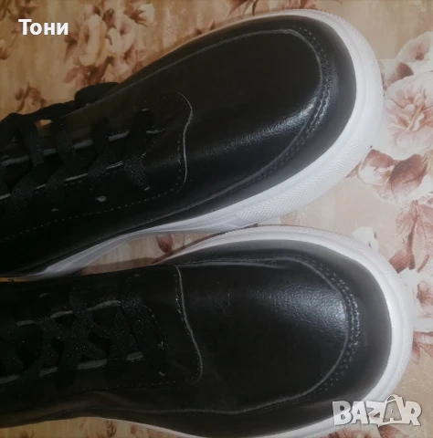 Нови Кожени Мъжки Маратонки 45, снимка 3 - Маратонки - 53661325
