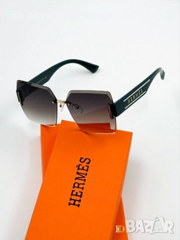 Hermes Слънчеви Очила С UV400 Защита С Кутия И Калъф Хермес - Налични Различни Цветове Код SK25, снимка 4 - Слънчеви и диоптрични очила - 52463585