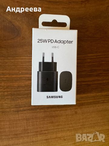 Оригинално зарядно Samsung, 25W, USB-C, снимка 1 - Резервни части за телефони - 46504638