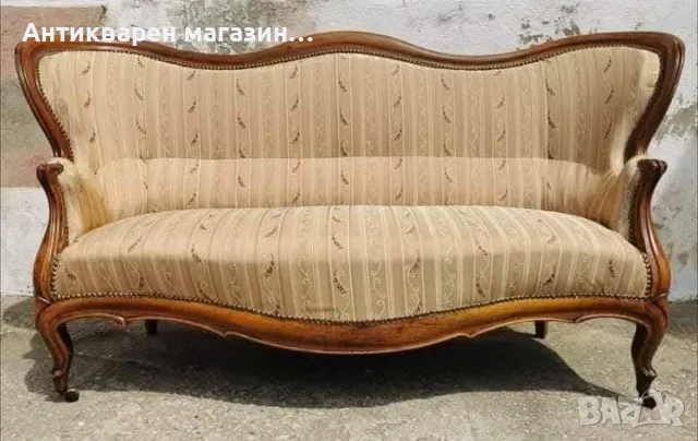 Елегантна мебел – Стил Louis Fhilippе.  , снимка 5 - Дивани и мека мебел - 49775722