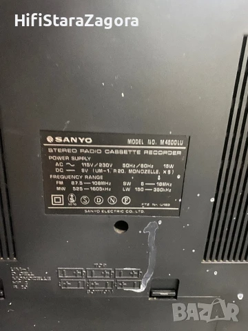 Sanyo M4500 , снимка 8 - Ресийвъри, усилватели, смесителни пултове - 51048123