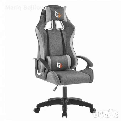 Ергономичен геймърски офис стол с лумбална и шийна опора – комфорт за игра и работа без умора, снимка 14 - Столове - 53050985
