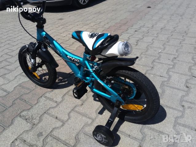BYOX Велосипед 14" RAPID cyan, снимка 8 - Велосипеди - 53534432