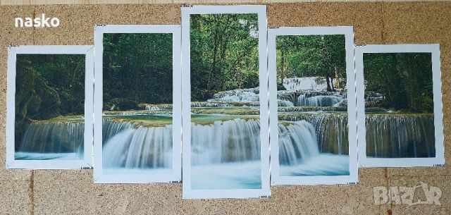 Картина пана водопад , снимка 1 - Картини - 46336379
