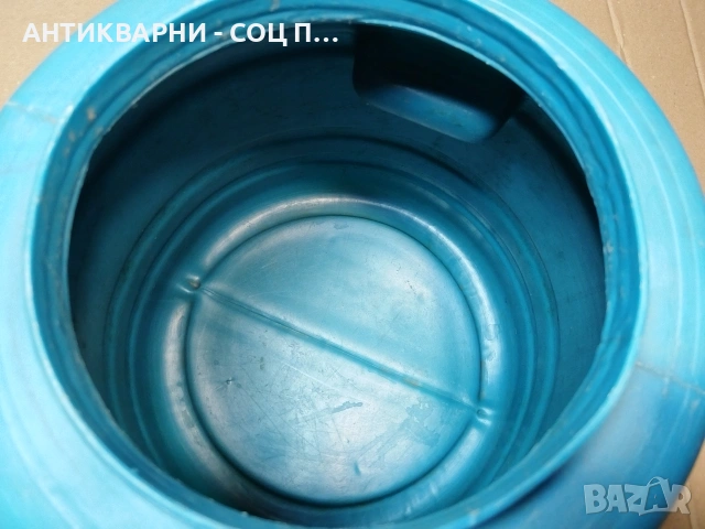 Старо Соц Българско Пластмасово Буре, Бидонче. / 18 Литра. / НОМЕР 942., снимка 6 - Антикварни и старинни предмети - 53660901