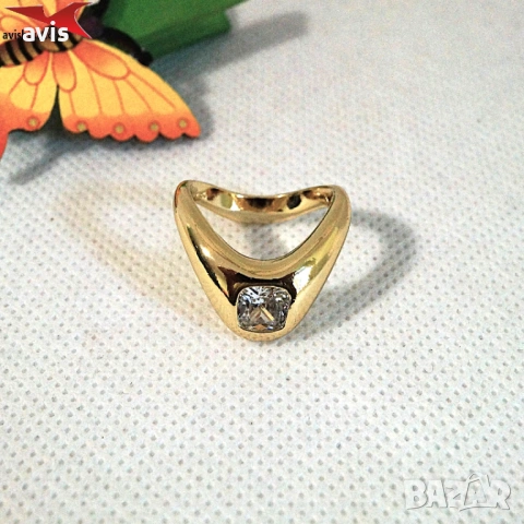 Пръстен с 14К златно покритие 224885