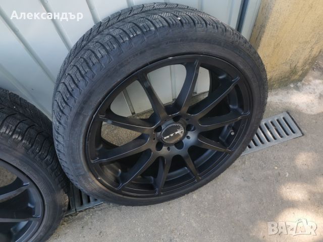 Зимни гуми Michelin 225/40/R18 с джанти RTX 5x112, снимка 8 - Гуми и джанти - 45889932