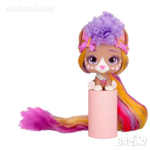 VIP PETS HAIR ACADEMY Модно кученце с XXL коса Нийла 715271, снимка 4 - Кукли - 46706054