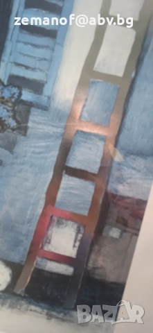 Литография Rosina Wachtmester сребьрно фолио, снимка 2 - Други ценни предмети - 54006065