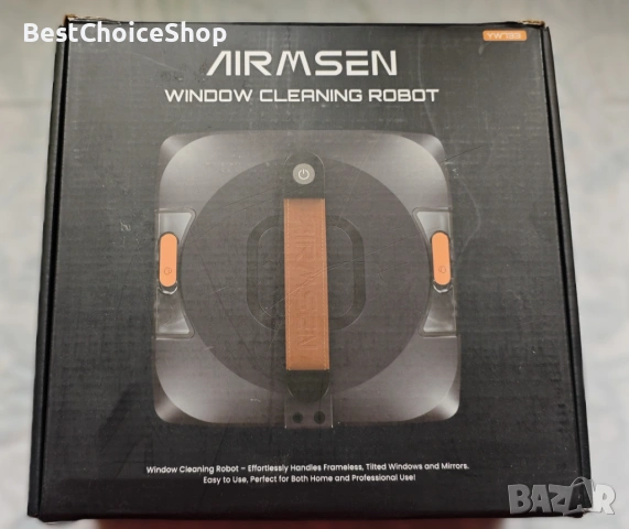 Робот за почистване на прозорци Автоматични маршрути, 4 режима, 4 дюзи за пръскане, резервоар 110 мл, снимка 5 - Прахосмукачки - 53631736