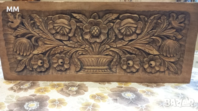 Дърворезба цветя , снимка 2 - Декорация за дома - 54250740