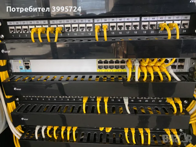 CISCO WS-C2960L-24PS-LL - Catalyst 2960L 24 port GigE with PoE, 4 x 1G SFP, LAN Lite, снимка 1 - Друга електроника - 49123847