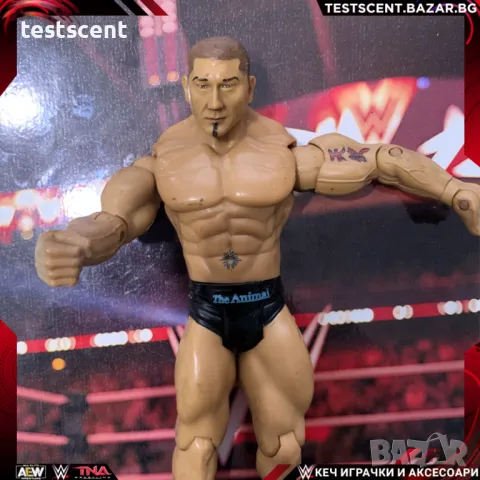 Екшън фигура WWE Батиста Batista Dave Bautista Jakks Pacific 2005 Ruthless Aggression figure играчка, снимка 1 - Фигурки - 48830065