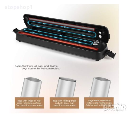 Уред за вакуумиране, За изпразване и запечатване на торби, снимка 5 - Други - 46680138