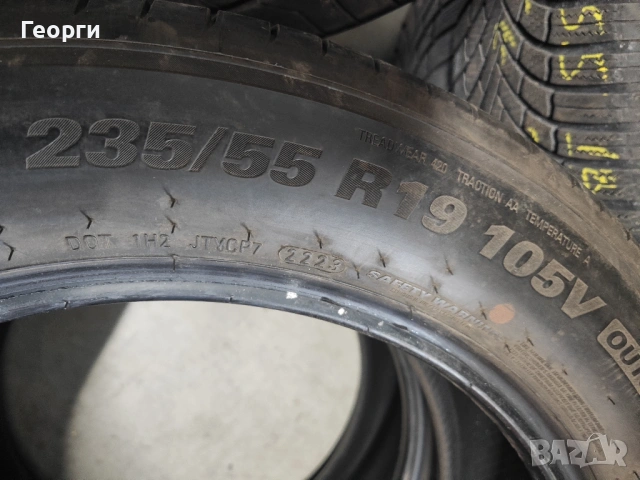 2бр.летни гуми 235/55/19 Kumho, снимка 4 - Гуми и джанти - 53931072