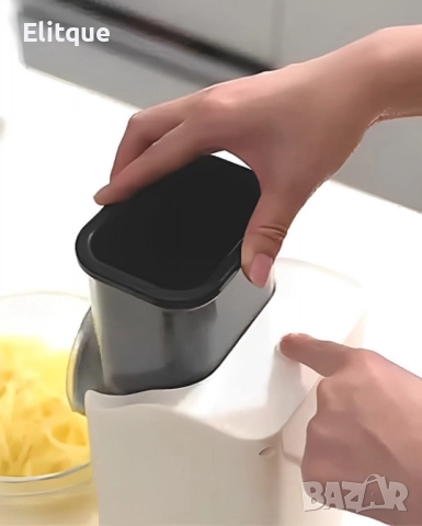 Мултифункционална електрическа резачка-ренде за зеленчуци, снимка 9 - Други - 52468442