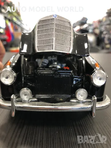 SUN STAR метална колекционерска количка MERCEDES-BENZ 220SЕ 1958 1:18, снимка 9 - Колекции - 47146023