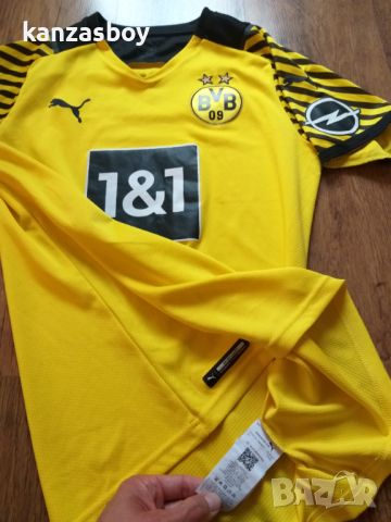 Puma Borussia Dortmund Home Jersey 2021-2022 - страхотна футболна тениска КАТО НОВА С, снимка 8 - Тениски - 45424768