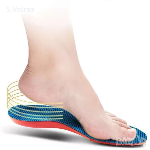 Комфортни стелки за Обувки с вътрешна опора от силикон и полиуретанова пяна, снимка 6 - Други - 50971594