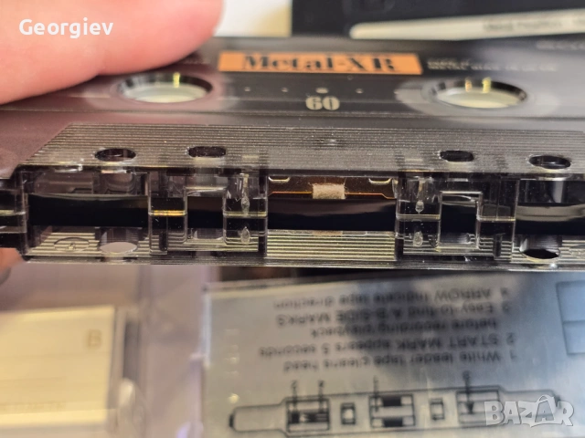 Два метала и един Хром Sony XR, Hitachi ME C 60, Hitachi UD 60 EX, снимка 5 - Декове - 53970058