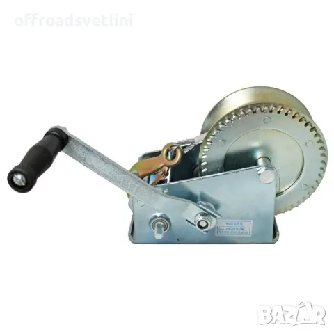 Ръчна лебедка със стоманено въже 2500 LBS 1100 KG