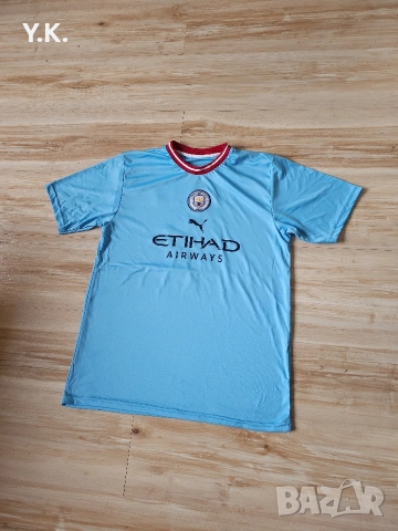 Мъжка тениска Puma x F.C. Manchester City x Haaland / Season 22-23 (Home), снимка 2 - Тениски - 54301569