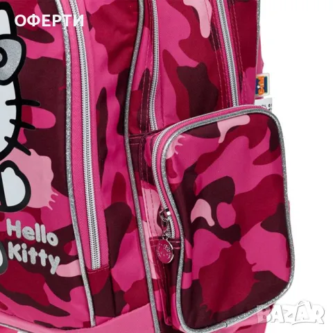 Ученическа чанта - Elementary Pink Hello Kitty Glitter Variant Design арт 226753, снимка 3 - Раници - 46911551