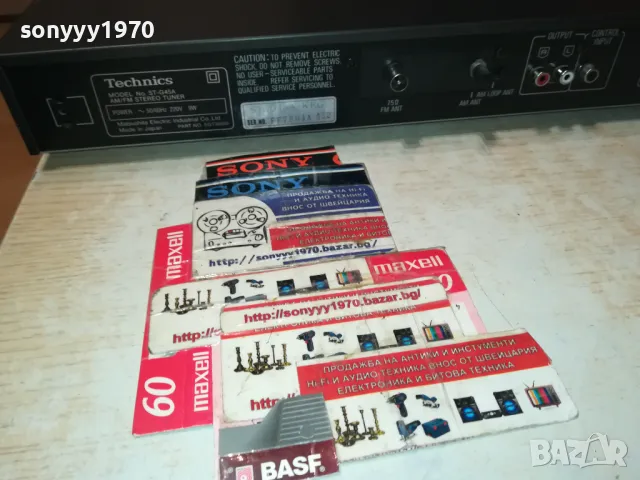 TECHNICS ST-G45A STEREO TUNER-MADE IN JAPAN-ВНОС SWISS 2505250656LCHERY, снимка 13 - Ресийвъри, усилватели, смесителни пултове - 50416629
