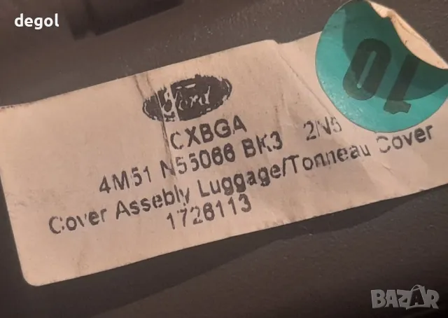 Багажни щори Seat Altea XL,,Ford Focus2, снимка 5 - Аксесоари и консумативи - 49986720